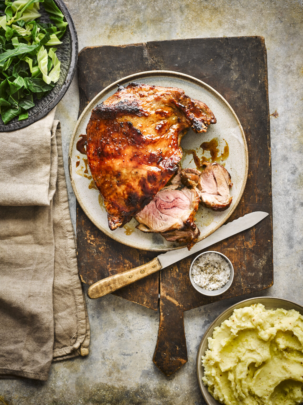 Butterflied Leg of Lamb with Fruity Cumberland Sauce - Tracklements